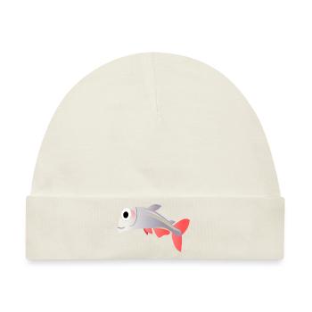 fish fish animal tiere11 - Baby Premium Organic Mütze - Naturweiß - Vorne
