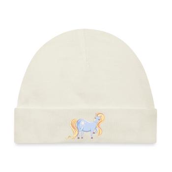 Pony - Baby Premium Organic Mütze - Naturweiß - Vorne