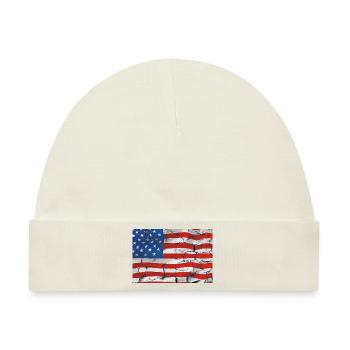 Amerika - Baby Premium Organic Mütze - Naturweiß - Vorne