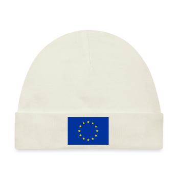 Europa - Baby Premium Organic Mütze - Naturweiß - Vorne