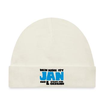 jan - Baby Premium Organic Mütze - Naturweiß - Vorne