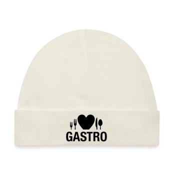 gastro-1 - Baby Premium Organic Mütze - Naturweiß - Vorne