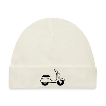 Moped - Baby Premium Organic Mütze - Naturweiß - Vorne