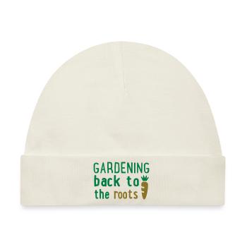 Garten - Baby Premium Organic Mütze - Naturweiß - Vorne