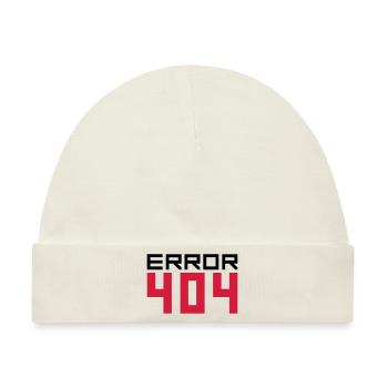 404 error fehlermeldung falsch kein internet laden - Baby Premium Organic Mütze - Naturweiß - Vorne