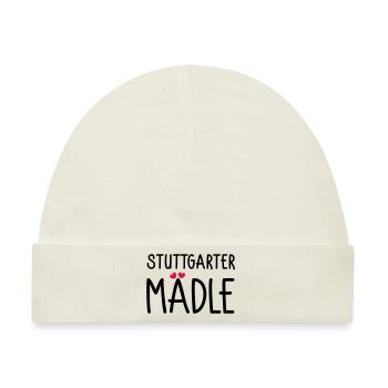 Stuttgarter Mädle - Baby Premium Organic Mütze - Naturweiß - Vorne