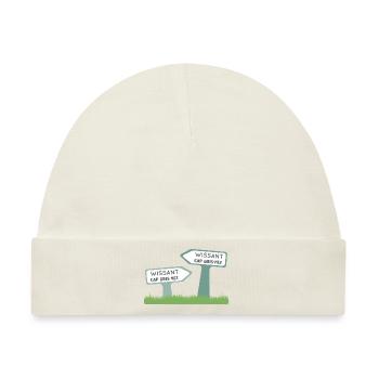 PLATTEN - Baby Premium Organic Mütze - Naturweiß - Vorne