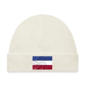 Niederländische Flagge auf dem Kopf, Bauernproteste - Baby Premium Organic Mütze - Naturweiß - Vorne