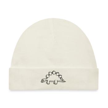 Dinosaurier, Stegosaurus - Baby Premium Organic Mütze - Naturweiß - Vorne