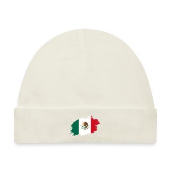 Mexiko mexikanisch Flagge Fahne Mittelamerika - Baby Premium Organic Mütze - Naturweiß - Vorne