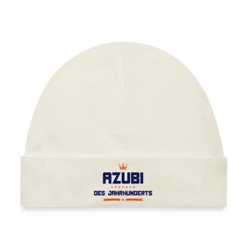 azubi des jahrhunderts - Baby Premium Organic Mütze - Naturweiß - Vorne