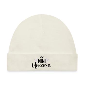 Unicorn - Baby Premium Organic Mütze - Naturweiß - Vorne