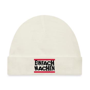 EINFACH MACHEN - Baby Premium Organic Mütze - Naturweiß - Vorne