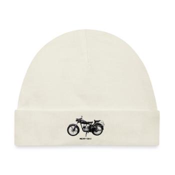 MZ RT 125-3 Zschopau DDR Motorrad - Baby Premium Organic Mütze - Naturweiß - Vorne