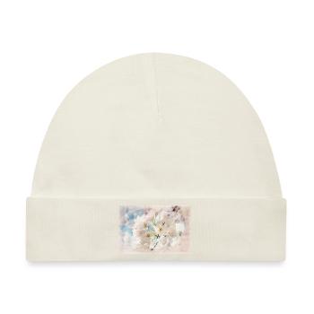 Japanische Kirschblüte - Baby Premium Organic Mütze - Naturweiß - Vorne