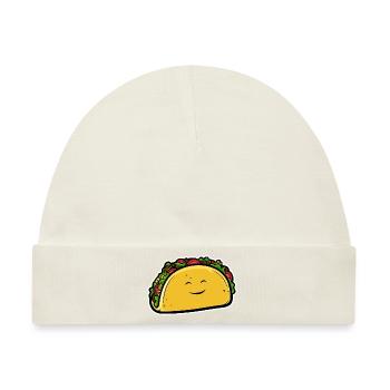 Taco - Baby Premium Organic Mütze - Naturweiß - Vorne