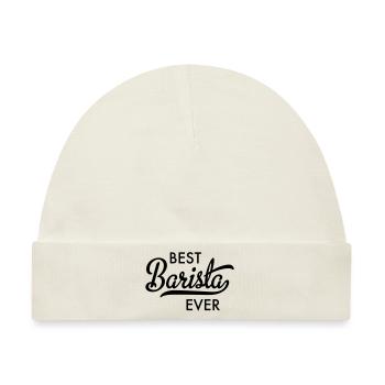 Barista - Baby Premium Organic Mütze - Naturweiß - Vorne