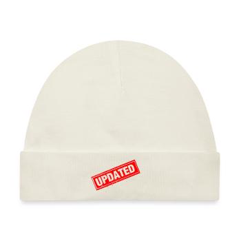 Updated - DSGVO GDPR Shirt als Geschenk - Baby Premium Organic Mütze - Naturweiß - Vorne