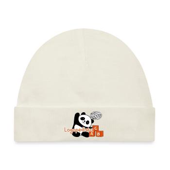Logopäde Panda - Baby Premium Organic Mütze - Naturweiß - Vorne