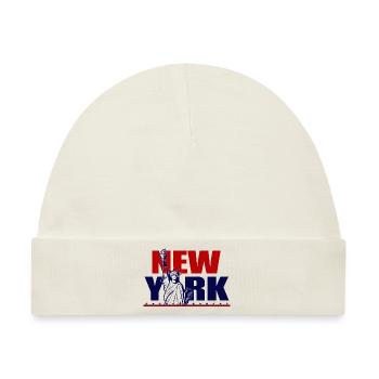 NEW YORK Liberty - Baby Premium Organic Mütze - Naturweiß - Vorne