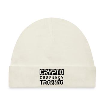 Cryptowährung Krypto Kryptowährung Crypto Trader - Baby Premium Organic Mütze - Naturweiß - Vorne