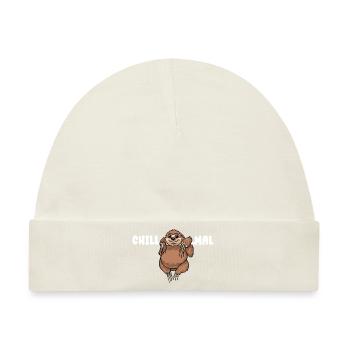 FAULTIER CHILL MAL CHILLEN - Baby Premium Organic Mütze - Naturweiß - Vorne