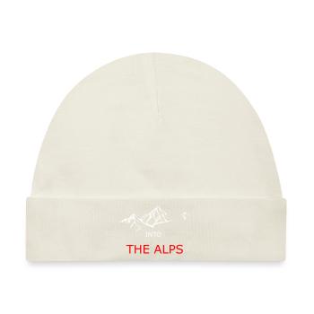 text into the alps - Baby Premium Organic Mütze - Naturweiß - Vorne