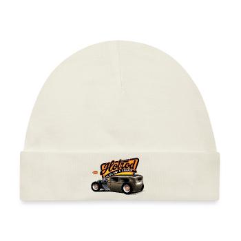 Hotrod Hot Rod Speedracer - Baby Premium Organic Mütze - Naturweiß - Vorne