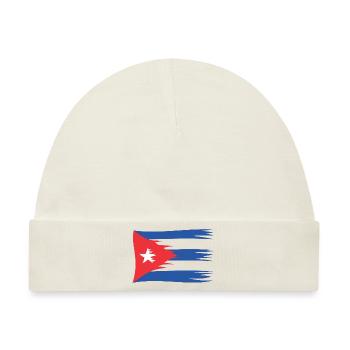 Kuba Flagge Cuba Flagge befreit Cuba cubanisch - Baby Premium Organic Mütze - Naturweiß - Vorne