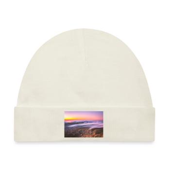 Epischer Sonnenaufgang vom Gipfel des Olymp - Baby Premium Organic Mütze - Naturweiß - Vorne