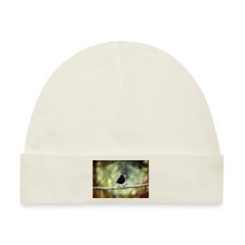 Die Amsel - Baby Premium Organic Mütze - Naturweiß - Vorne