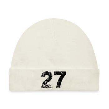 27 - Baby Premium Organic Mütze - Naturweiß - Vorne