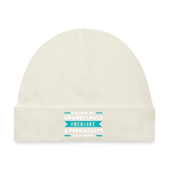 Grundschule Abschluss Grundschule Abschluss Gesche - Baby Premium Organic Mütze - Naturweiß - Vorne
