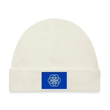 Internationale Flagge der Erde - Baby Premium Organic Mütze - Naturweiß - Vorne