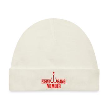 Fishing Gang - Baby Premium Organic Mütze - Naturweiß - Vorne