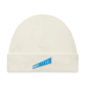 Money Maker Logo Text - Baby Premium Organic Mütze - Naturweiß - Vorne