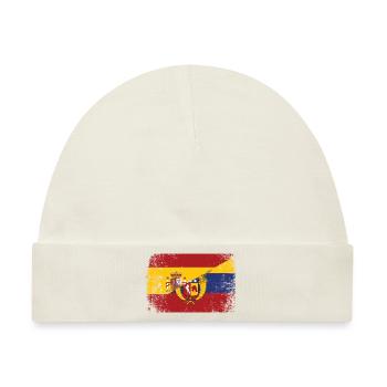 Ecuador España Bandera de Ecuador Regalo - Baby Premium Organic Mütze - Naturweiß - Vorne