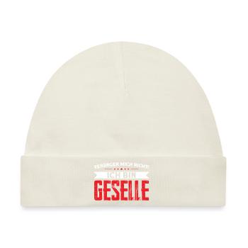 Geselle 2023 Geselle Geselle bestanden Geschenk - Baby Premium Organic Mütze - Naturweiß - Vorne