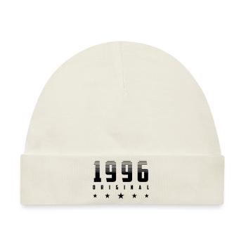Original 1996 Geburtsjahr | Farbe änderbar | - Baby Premium Organic Mütze - Naturweiß - Vorne