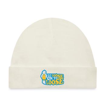 goose on the loose - Baby Premium Organic Mütze - Naturweiß - Vorne