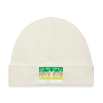 Oh Deer - Baby Premium Organic Mütze - Naturweiß - Vorne