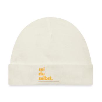sei du selbst - Baby Premium Organic Mütze - Naturweiß - Vorne