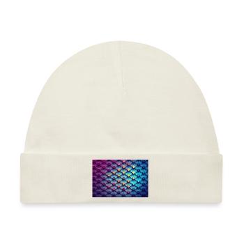 Abstraktes Pattern - Baby Premium Organic Mütze - Naturweiß - Vorne