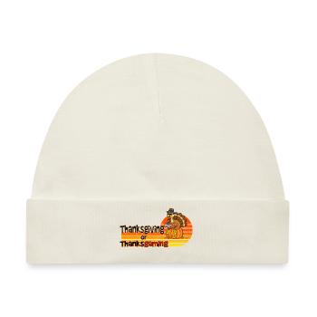 Entspannter Vogel - Baby Premium Organic Mütze - Naturweiß - Vorne
