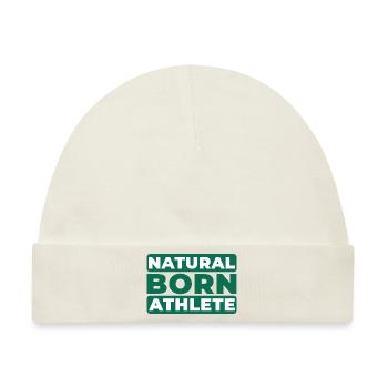 Natural Born Athlete - Baby Premium Organic Mütze - Naturweiß - Vorne