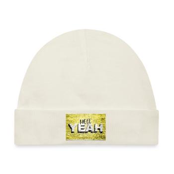 Yeah Ziegelsteinmauer Graffiti - Baby Premium Organic Mütze - Naturweiß - Vorne
