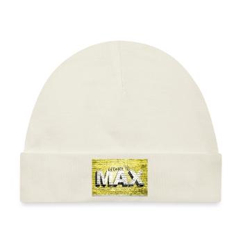 Auf maximale Motivation reduzieren Zitat Graffiti - Baby Premium Organic Mütze - Naturweiß - Vorne