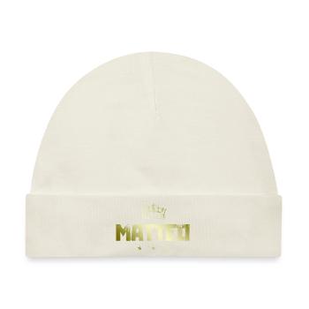 Matteo - Baby Premium Organic Mütze - Naturweiß - Vorne