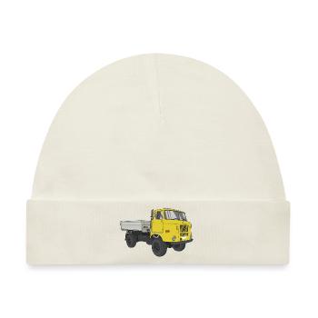 W50 LKW NVA Baustellen W50 DDR - Baby Premium Organic Mütze - Naturweiß - Vorne