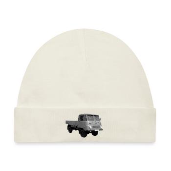 Robur Lkw Pritsche Zittau DDR Oldtimer Ostalgie - Baby Premium Organic Mütze - Naturweiß - Vorne